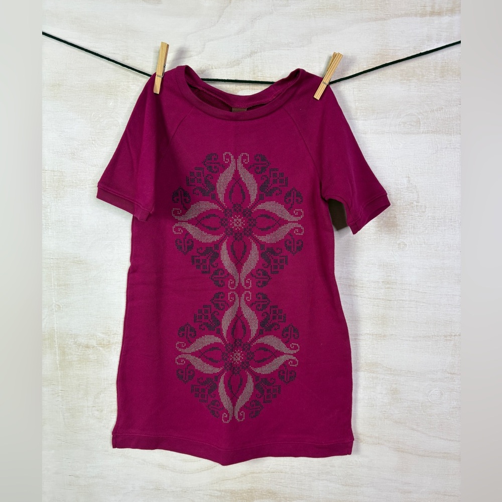 Tea Collection Fuchsia Sweatshirt Dress